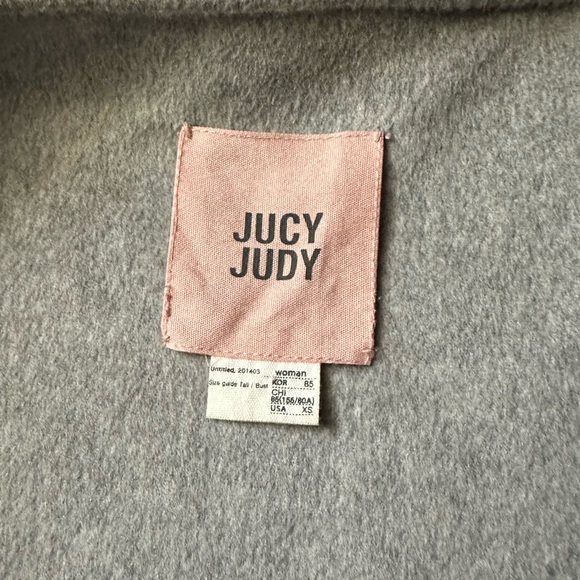 Jucy Judy cashmere wool cashmere silk coat jacket oversized boxy Korea designer - Picture 10 of 17
